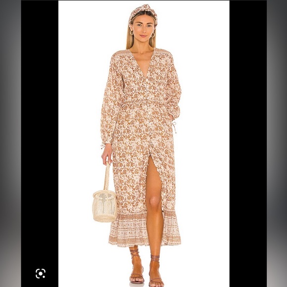 Cleobella Valentin Ankle Dress in Tamil Block Print - Picture 1 of 3